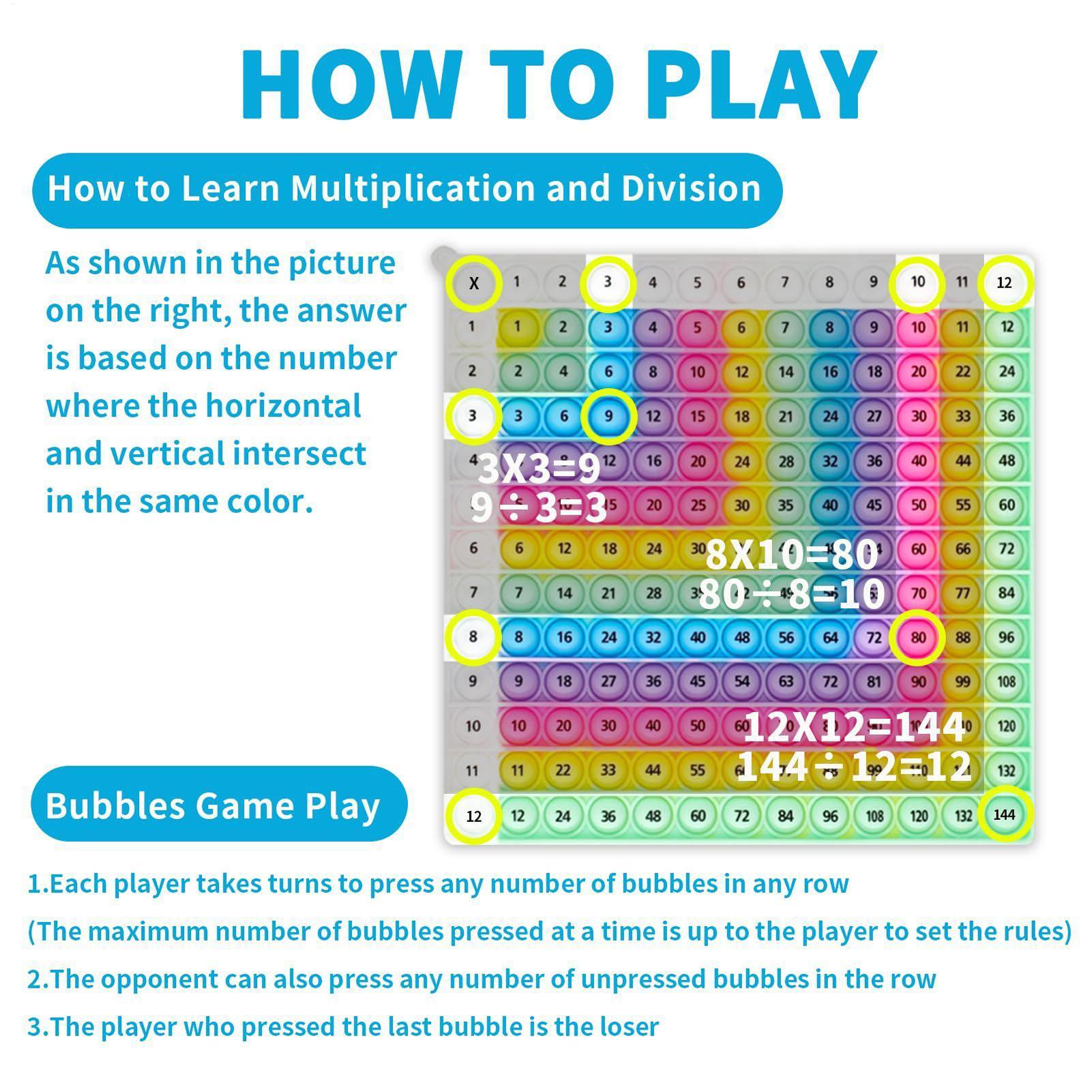 Multiplication Push Button Boa - Board Game For Kids ulasan dan harga