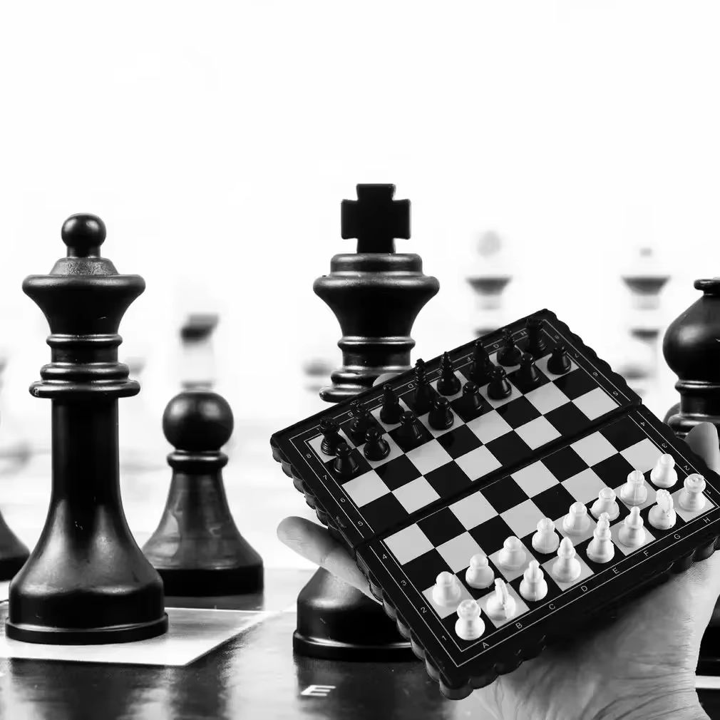 1Pc Mini Magnetic  Chess Set   - Board Game For Kids ulasan dan harga