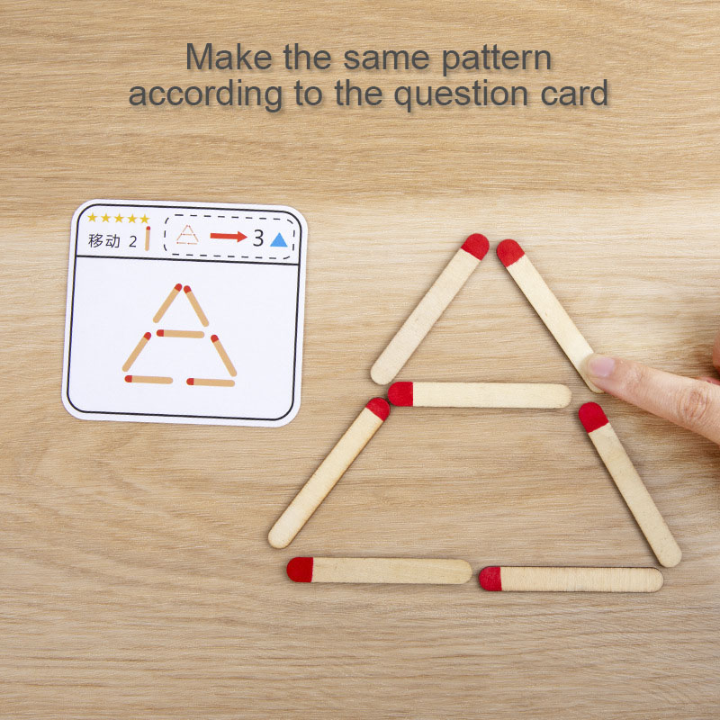 Montessori Matches Puzzles Gam - Board Game China ulasan dan harga