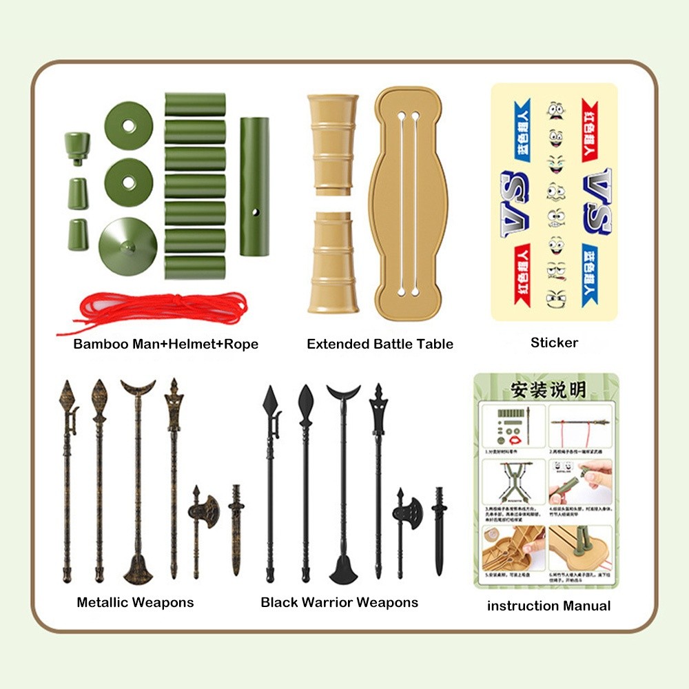 Two-player Battle Bamboo Man B - Board Game China ulasan dan harga