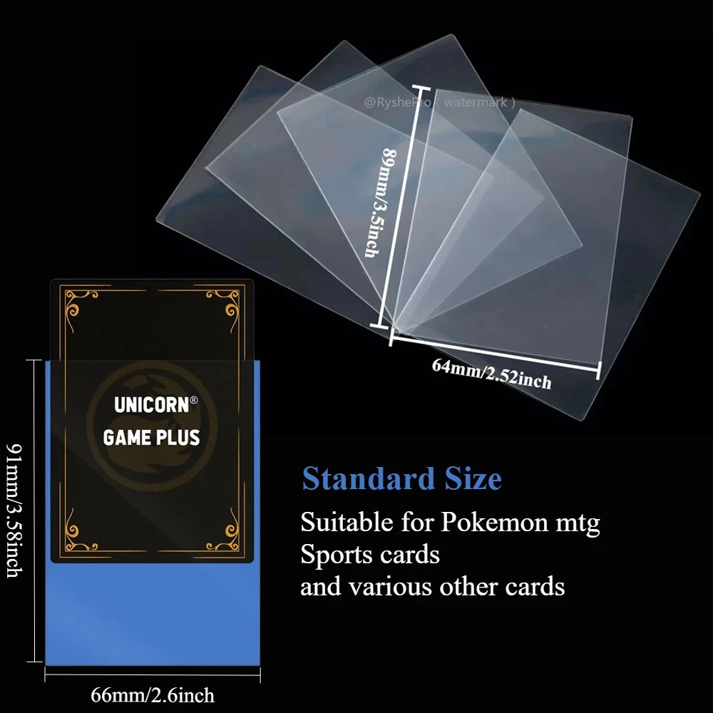 200PCS Card Sleeves Trading Ca - Board Game Pokemon ulasan dan harga