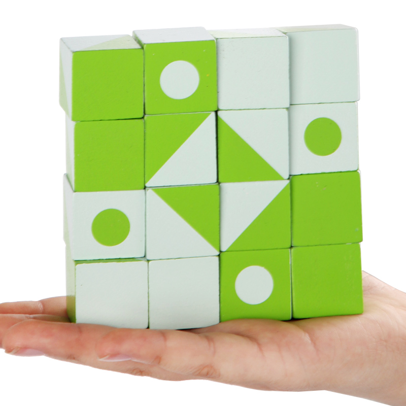 Wooden 3D Puzzles Game Geometr - Board Game For Kids ulasan dan harga